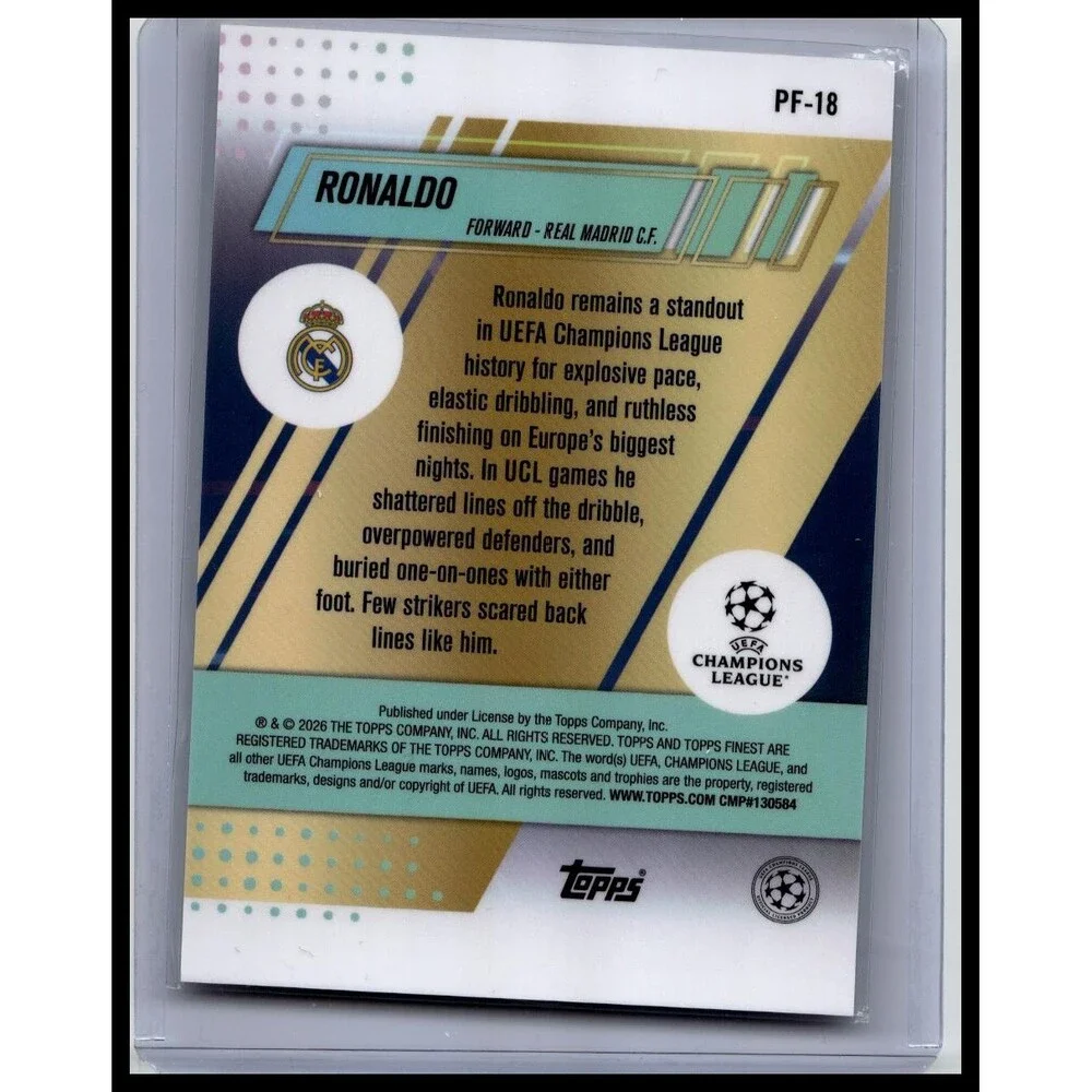 2025-26 Finest UEFA Ronaldo Prized Footballers